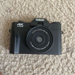 Black 4k digital camera